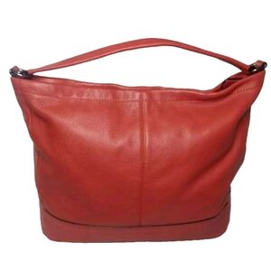 Coach Tomato 🍅 red Leather Hobo Bag